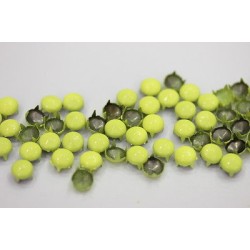  studs loose cone with fins 7mm color fluorescent yellow