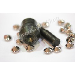  Punta per Torchietto pressa manuale per applicazione borchie A CONO RIVETTO 10mm   