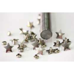 Punch for manual application flat studs 14mm and 12mm stars