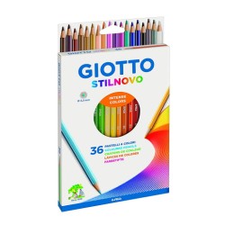 GIOTTO Stilnovo - Pastello colorato - colori assortiti - 3.3 mm - pacco da 36