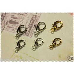  Carabiners for jewelery 3 finishes and two sizes to choose