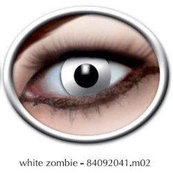 LENTI A CONTATTO white zombie Eyecatcher cosplay carnevale halloween