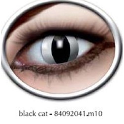 LENTI A CONTATTO black cat Eyecatcher cosplay carnevale halloween