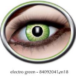 LENTI A CONTATTO electro green Eyecatcher cosplay carnevale halloween