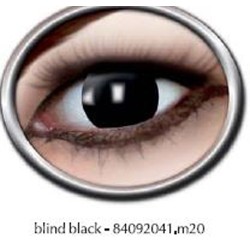 LENTI A CONTATTO blind black Eyecatcher cosplay carnevale halloween