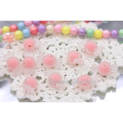 10pcs Candy-shaped resin beads to put on pink 21x11mm bijoux