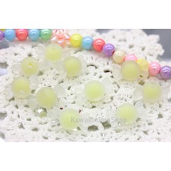 10pcs Candy-shaped resin beads to be strung in yellow 21x11mm to create bijoux