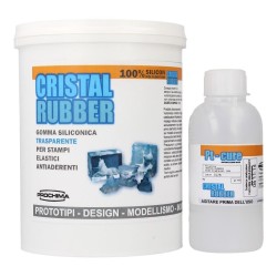 PROCHIMA CRISTAL RUBBER GOMMA SILICONICA TRASPARENTE 1KG