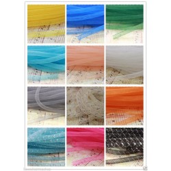 RETE tubolare in Nylon COLORI A SCELTA per creare bigiotteria STARDUST Diametro 4mm