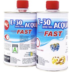 NEW PROCHIMA E-30 FAST RESINA EPOSSIDICA TRASPARENTE EFFETTO ACQUA A + B 320 gr