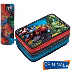 ASTUCCIO 3 ZIP CON CORREDO MARVEL AVENGERS GIOCHI PREZIOSI