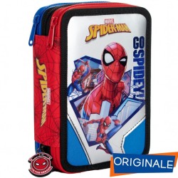 ASTUCCIO 3 ZIP CON CORREDO SPIDERMAN GIOCHI PREZIOSI