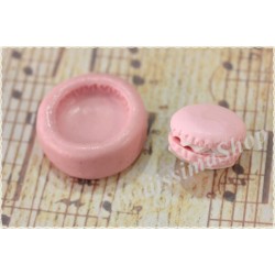 based silicone rubber molds shaped macaron 25mm polymer clay molds cernit