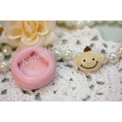 mold silicone rubber baby face shape for polymer clay molds cernit