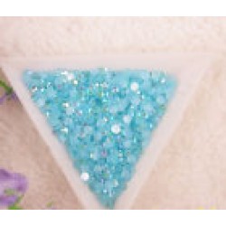 2g ca 310pz measure 3mm rhinestone blue  iridescent paste Bijoux