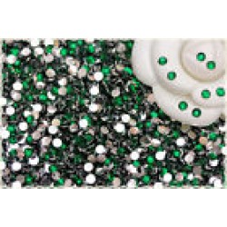 2g ca 310pz measure 3mm rhinestone emerald transparent paste Bijoux