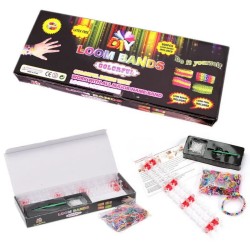 1 Kit Loom Bands Telaio Per Braccialetto Elastico Colorato In Gomma Colorato