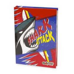 DIARIO SCOLASTICO NUOVO GOPOP Shark Attack diario 10 mesi giochi preziosi